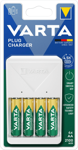 Varta 充电器 Plug Charger + 4节AA 2100mAh