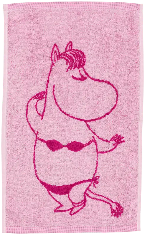 Moomin Arabia 姆明手巾30x50 小美 粉红 GOTS|Moomin Arabia Muumi käsipyyhe 30x50 Niiskuneiti v.pun.GOTS