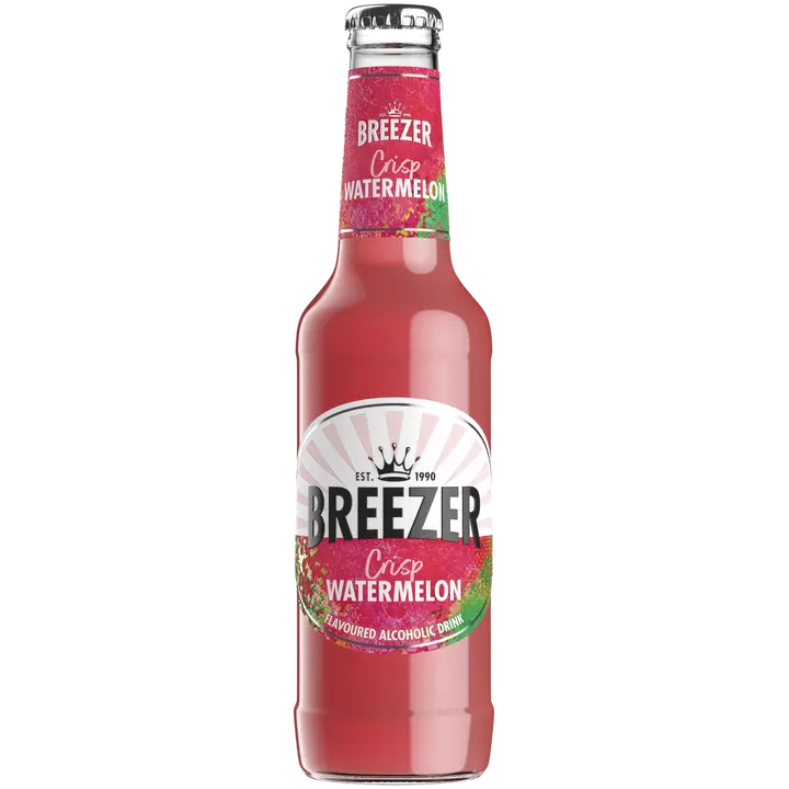 Breezer Watermelon juomasekoitus 27,5 cl lasiplo 4 %|Breezer 西瓜混合饮料 27.5 cl lasiplo 4%