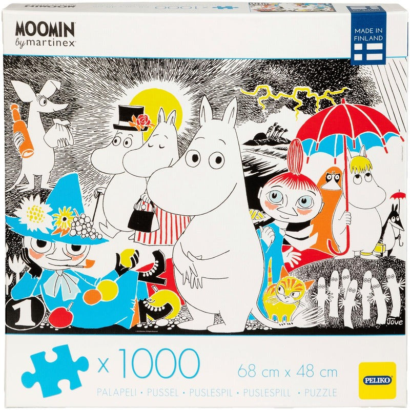 Moomin by Martinex Peliko 拼图 姆明 1000片 漫画封面1|Peliko palapeli Muumi 1000 palaa Comic Book Cover 1