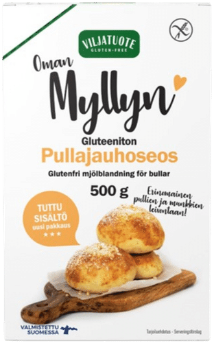 Virtasalmen Viljatuote Gluteeniton Pullajauhoseos 500g|Virtasalmen Viljatuote 无麸质甜面包混合粉 500g