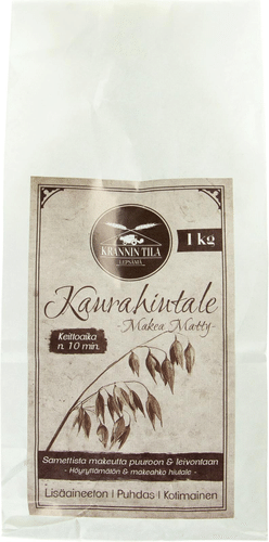 Krannin Tila 1kg kaurahiutale makea matty|Krannin Tila 1公斤甜味燕麦片