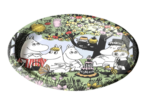 Moomin 盘子 22cm 24x12件 Partymoomin|Moomin lautanen 22cm 24x12kpl Partymoomin