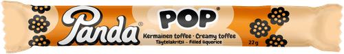 Panda Pop奶油太妃夹心甘草棒 22g|Panda Pop kermainen toffee täytelakritsipatukka 22g