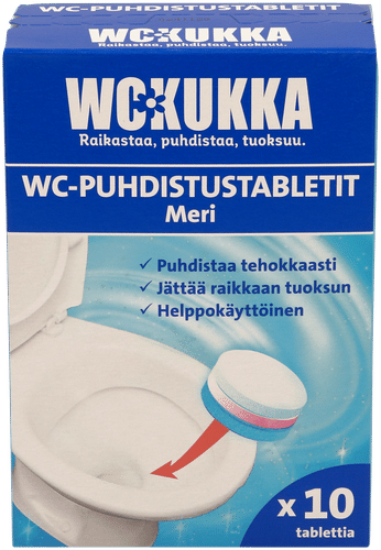 WC Kukka 船用马桶清洁片 10x25g