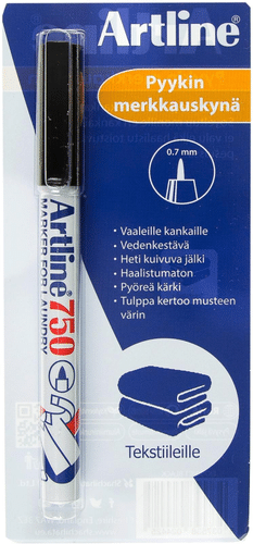 Artline 标记笔 750 黑色