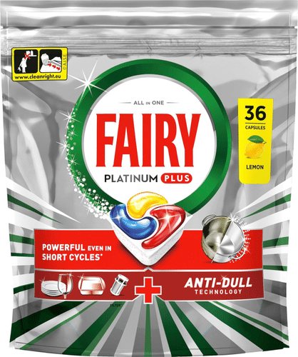 Fairy Platinum Plus All in One防暗沉洗碗块36片