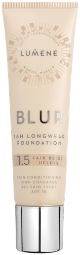 Lumene Blur Pitkäkestoinen meikkivoide SK15 1.5 Heleys 30ml