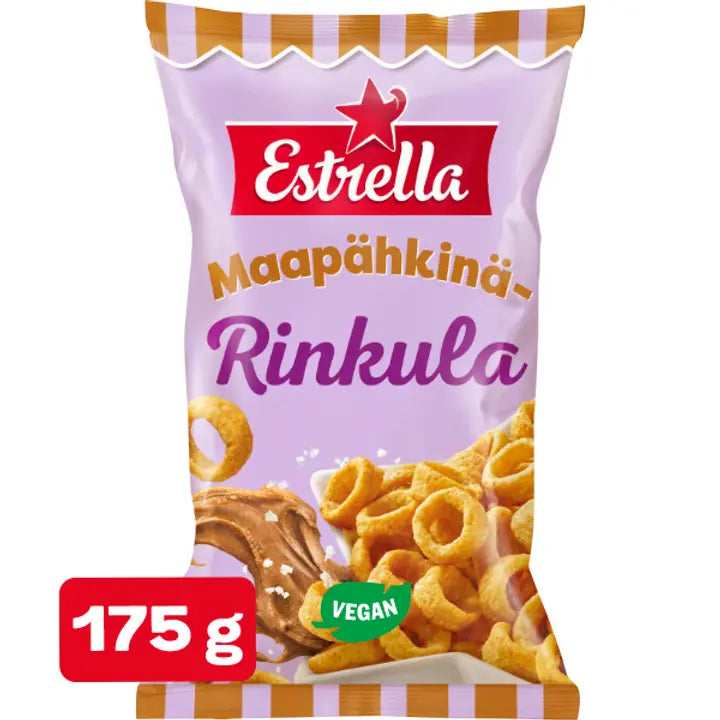 Estrella Maapähkinärinkula 175g-Estrella 花生卷 175g
