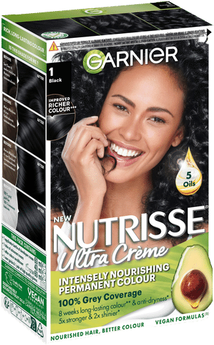 Garnier Nutrisse Ultra Creme 1.0 Black Musta kestoväri 1kpl
