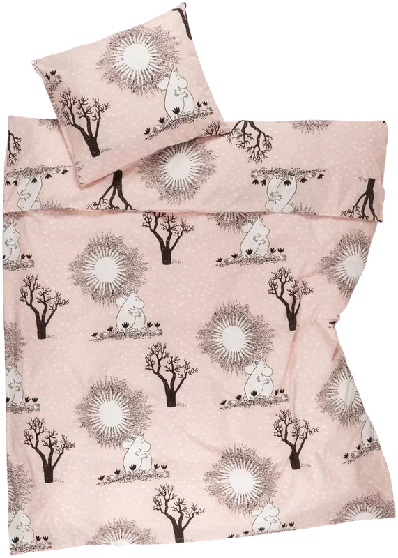 Moomin Arabia 被套套装 150x210 Rakkaus|Moomin Arabia pussilakanasetti 150x210 Rakkaus