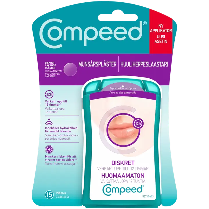 Compeed Huuliherpeslaastari 15kpl-Compeed 唇疱疹贴片 15kpl