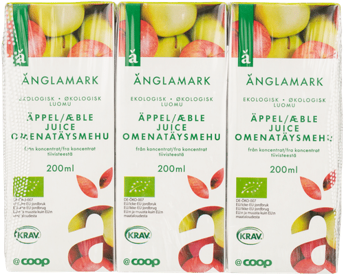 Änglamark 有机苹果汁 3x200 ml