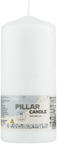 Coop 白色桌用蜡烛 68x150