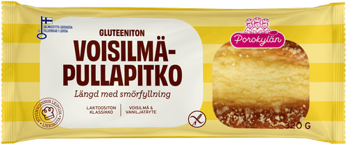 Porokylän Voisilmäpullapitko 320 g gluteeniton|Porokylän 黄油眼辫面包 320克 无麸质