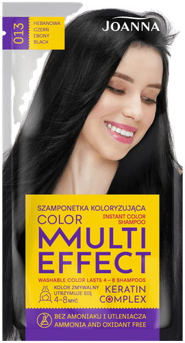 Joanna Multi Effect shampoo Ebony Black 013