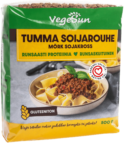 VegeSun Tumma soijarouhe 500g|VegeSun 黑大豆碎粒 500g