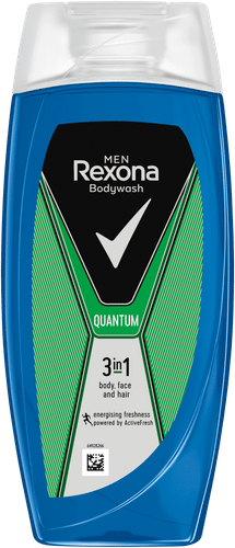 Rexona 男士量子沐浴露 三合一配方 225 ml