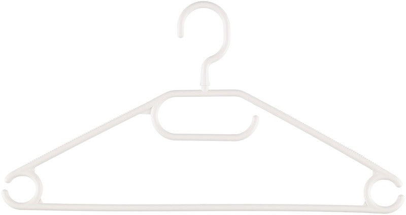 Nord Clean 塑料白色衣架 10 kpl