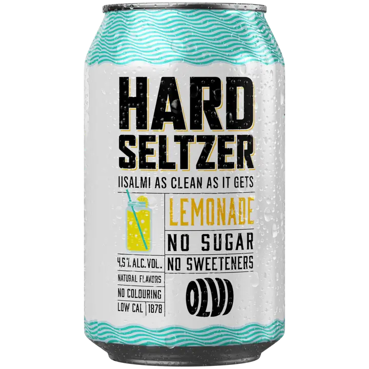 OLVI Hard Seltzer Lemonade 4,5 % 0,33 l tlk|OLVI Hard Seltzer 柠檬水 4.5% 0.33 升 tlk