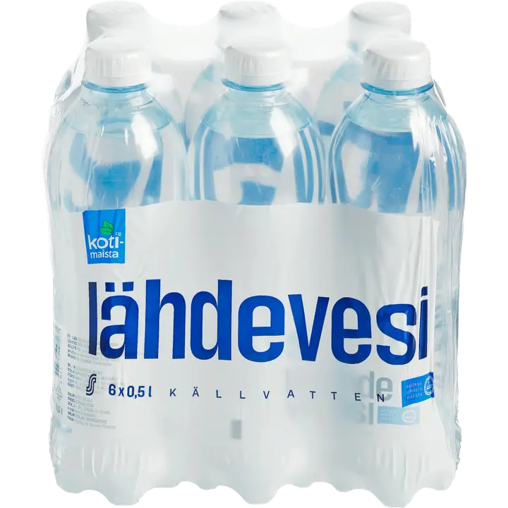 Kotimaista 6x0,5l lähdevesi|Kotimaista 6x0.5l 泉水