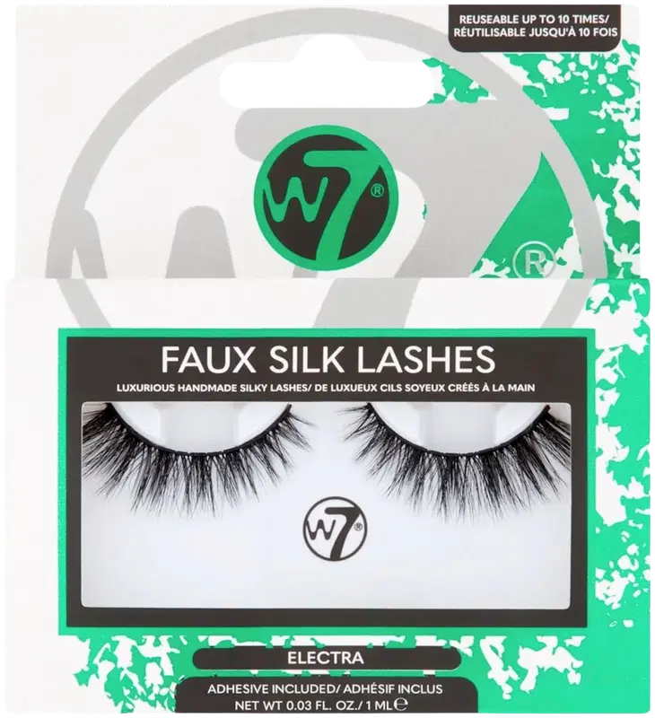 W7 假睫毛 faux silk electra|W7 irtoripset faux silk electra