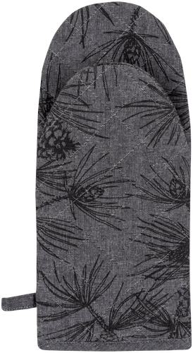 House 隔热手套 Pines 15x32厘米 黑白