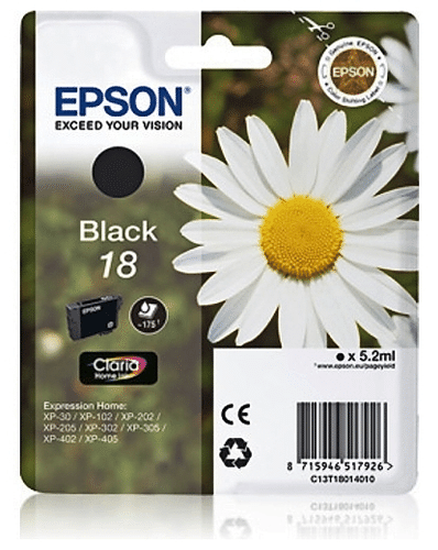 Epson 墨盒 T1801 18 黑色