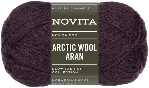 Novita Arctic Wool Aran纱线100克冰莓776