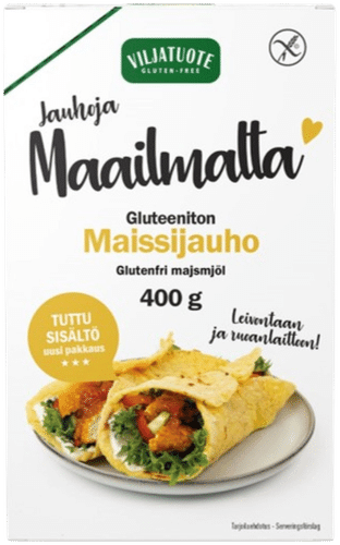 Virtasalmen Viljatuote Gluteeniton Maissijauho 400g|Virtasalmen Viljatuote 无麸质玉米粉 400g