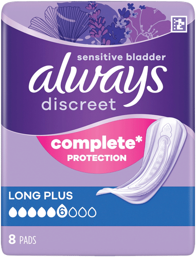 Always Discreet Long Plus 8片失禁垫