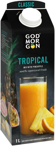 God Morgon Classic Trooppinen täysmehu 1 L|God Morgon 经典热带果汁 1 L