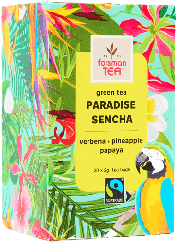 Forsman tea Paradise Sencha vihreä maustettu tee 20x2 g|Forsman 茶天堂煎茶绿味茶 20x2 g