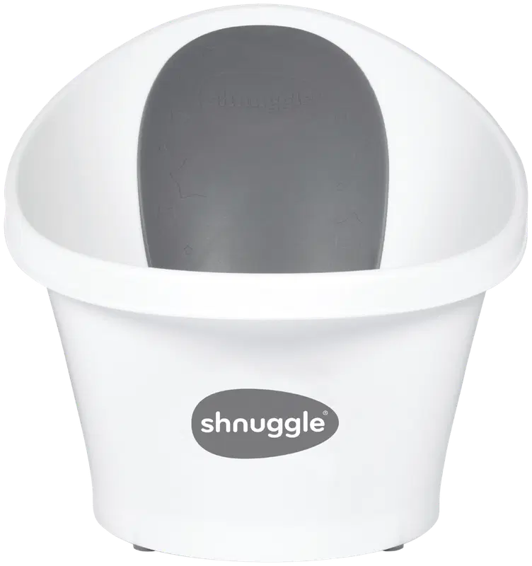 Shnuggle 灰色婴儿浴盆|Shnuggle harmaa vauvan kylpyamme on suunniteltu tekemään kylpemisestä vähemmän stressaavaa vanhemmille ja hauskaa vauvalle.
