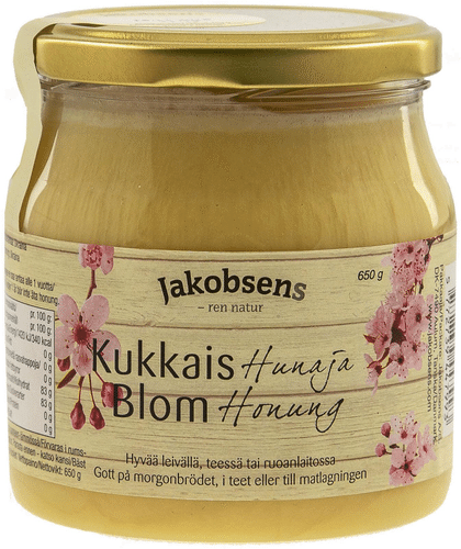 Jakobsens 650g kukkaishunaja|Jakobsen 650克百花蜂蜜
