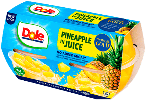 Dole 热带黄金菠萝水果杯 4x113/68g
