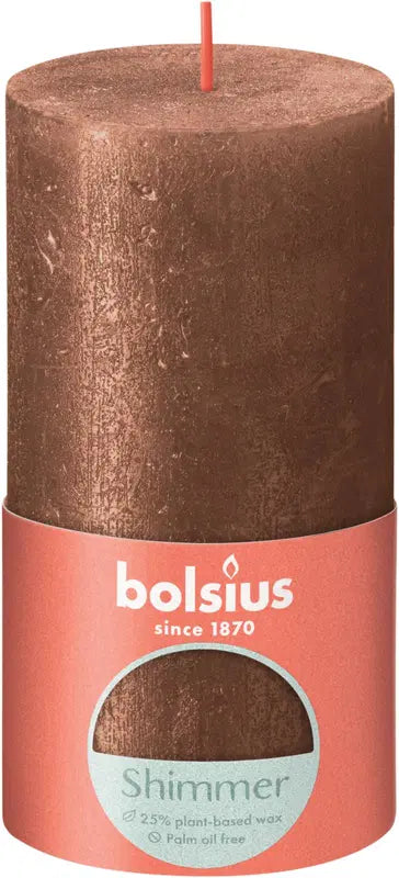 Bolsius 锈红PK 130/68 微光铜|Bolsius RUSTIIKKI PK 130/68 Shimmer Copper