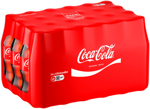 Coca-Cola 24包装 可口可乐原味 碳酸饮料 塑料瓶 0,33 L
