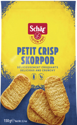 Schär 小脆脆饼 150克,无麸质脆面包|Schär Petit Crisp Skorpor 150g, Gluteeniton korppu