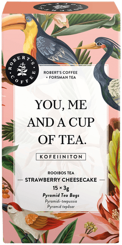 Roberts Coffee x Forsman 茶 草莓芝士蛋糕风味 Rooibos 花草茶 15x3g