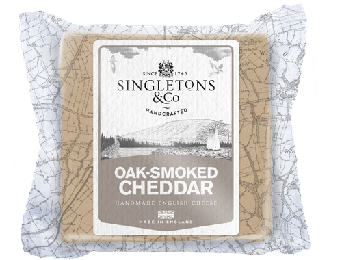 Singletons & Co Oak Smoked Cheddar 200g