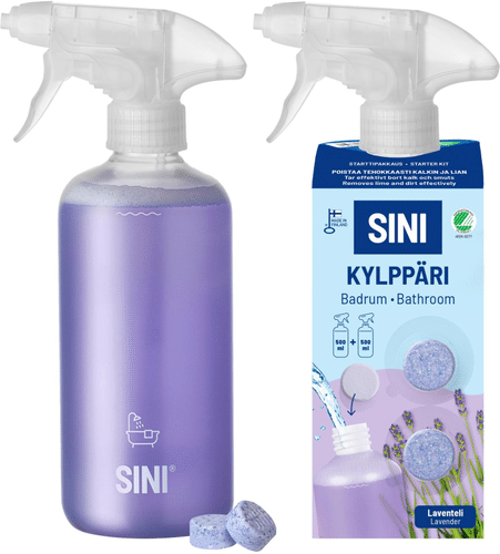 SINI 浴室清洁剂套装(瓶+补充装) 2 tablettia