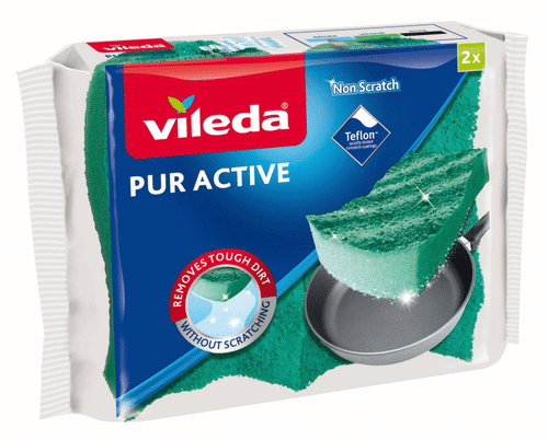 Vileda Pur Active磨砂海绵 2 kpl