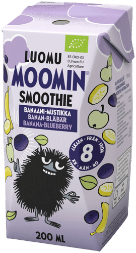 Moomin 有机香蕉蓝莓思慕雪 200ml
