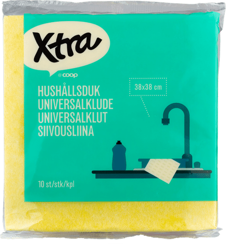 Xtra 清洁布 10 kpl