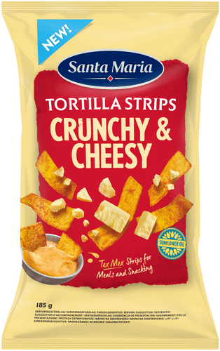 Santa Maria 185克玉米片条脆香奶酪味|Santa Maria 185g Tortilla Strips Crunchy & Cheesy