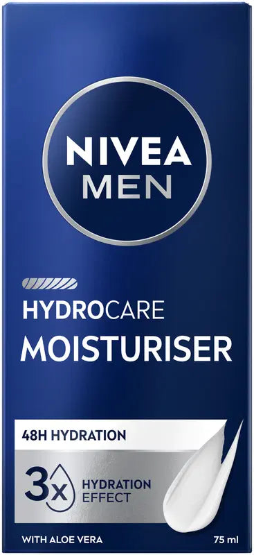 NIVEA MEN 75毫升Hydrocare 48小时保湿面霜|NIVEA MEN 75ml Hydrocare 48h Moisturiser -kasvovoide