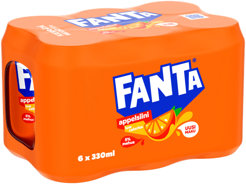 Fanta 六罐装 芬达 橙味 汽水 罐装 0,33 L