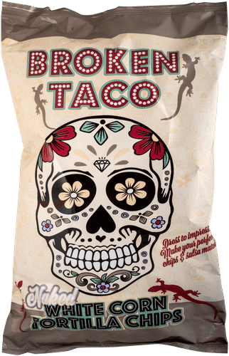 Broken Taco White Corn Tortilla Chips