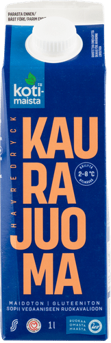 Kotimaista 燕麦饮1升无麸质|Kotimaista Kaurajuoma 1 l gluteeniton
